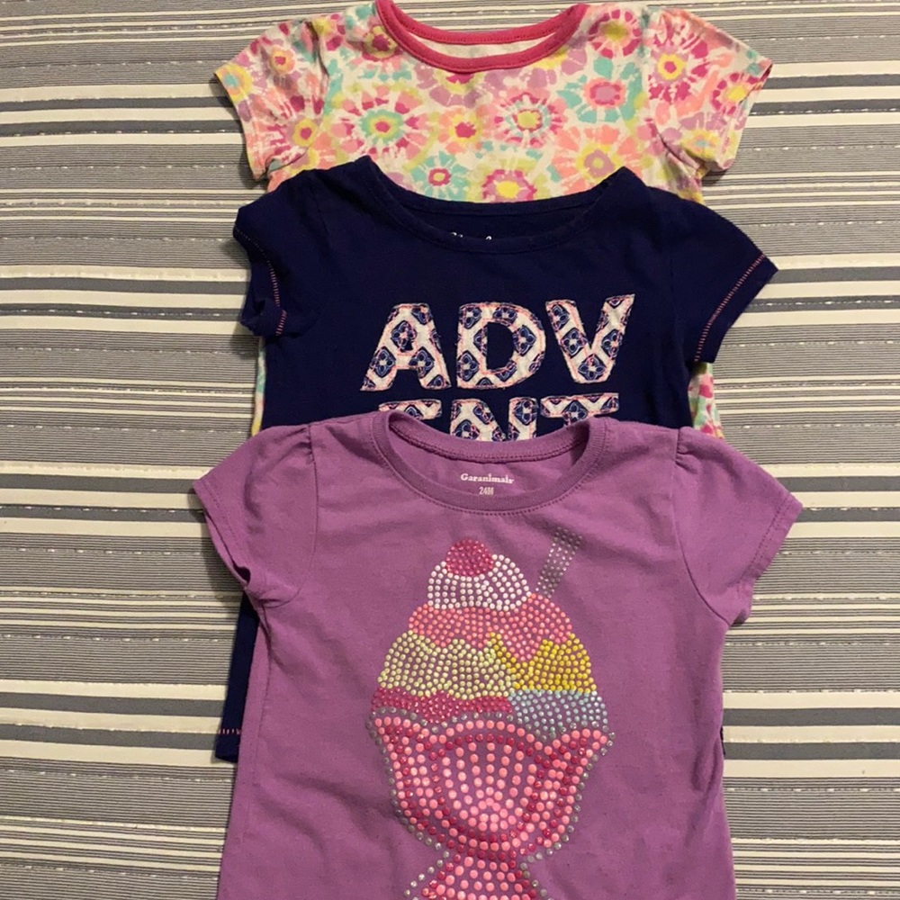 3 Tshirts in very good condition. All size 2T